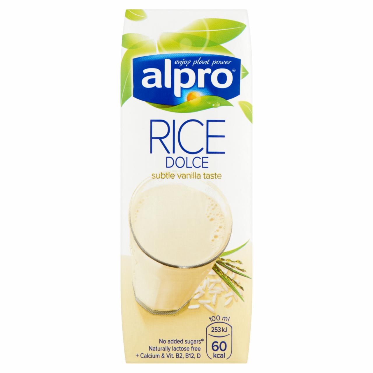 Képek - Alpro vanília ízű rizsital, kalciummal és vitaminokkal dúsított 250 ml