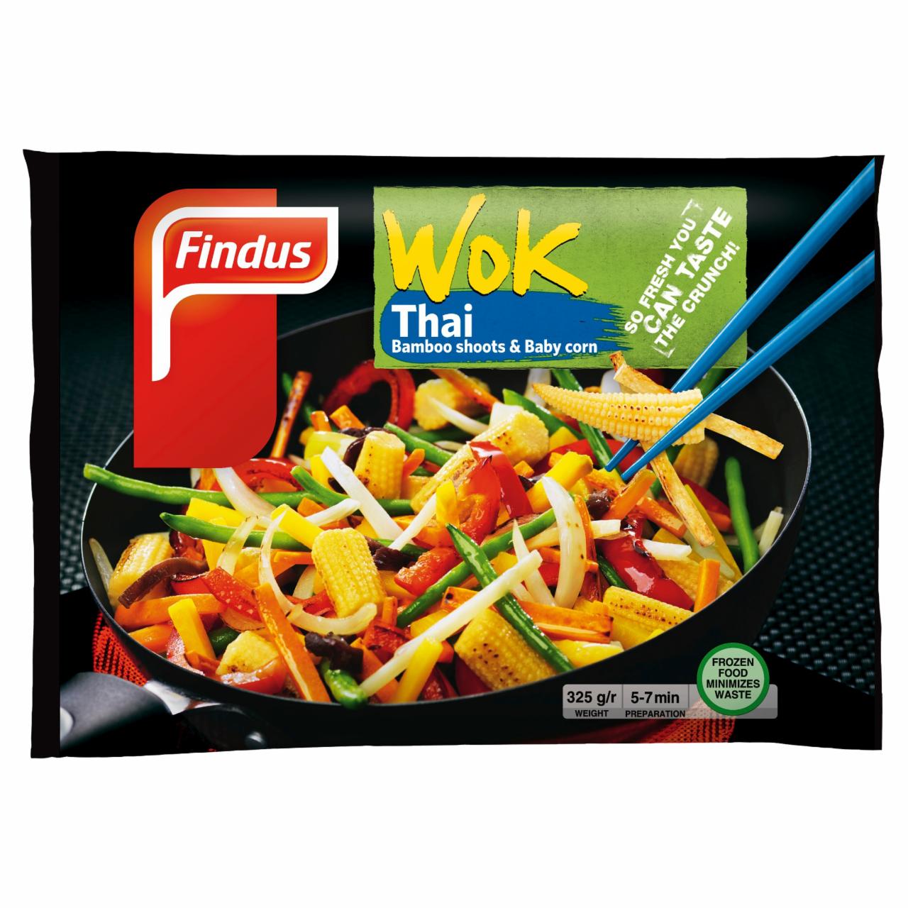 Képek - Findus Wok Thai ízesített, fagyasztott zöldségkeverék 325 g
