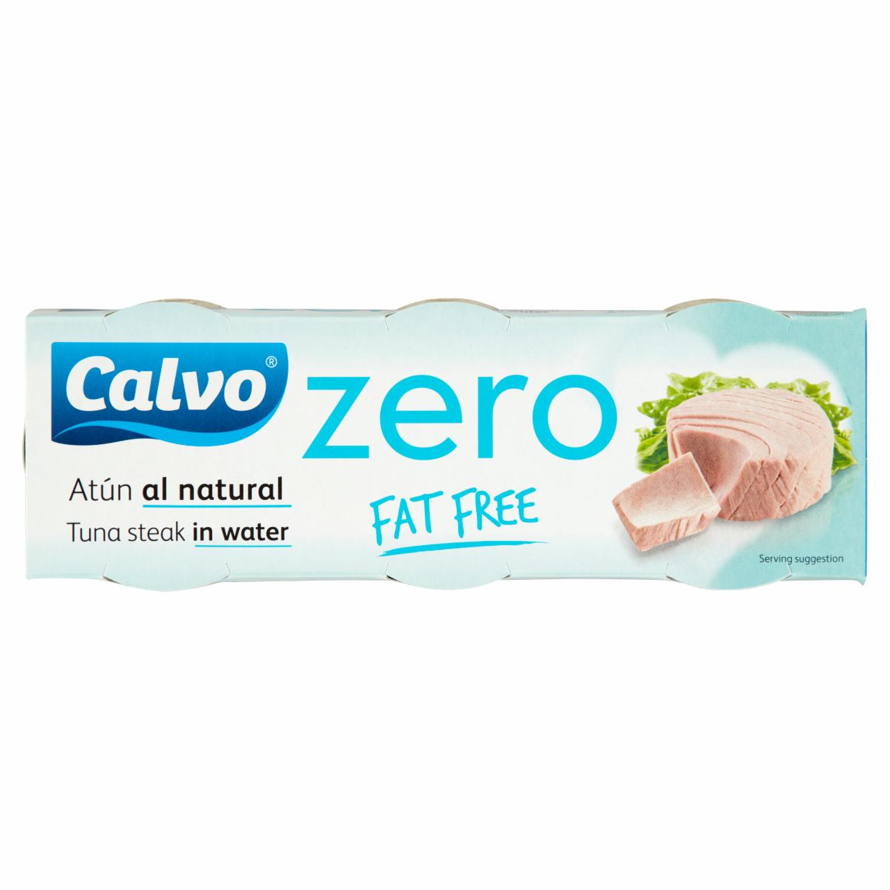 Képek - Calvo Zero tonhal természetes lében 3 x 65 g