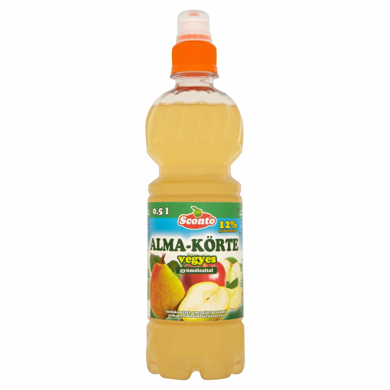 Képek - Sconto alma-körte vegyes gyümölcsital 0,5 l