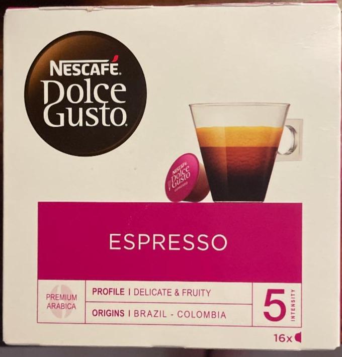 Képek - NESCAFÉ Dolce Gusto Espresso kávékapszula 16 x 5,5 g (88 g)