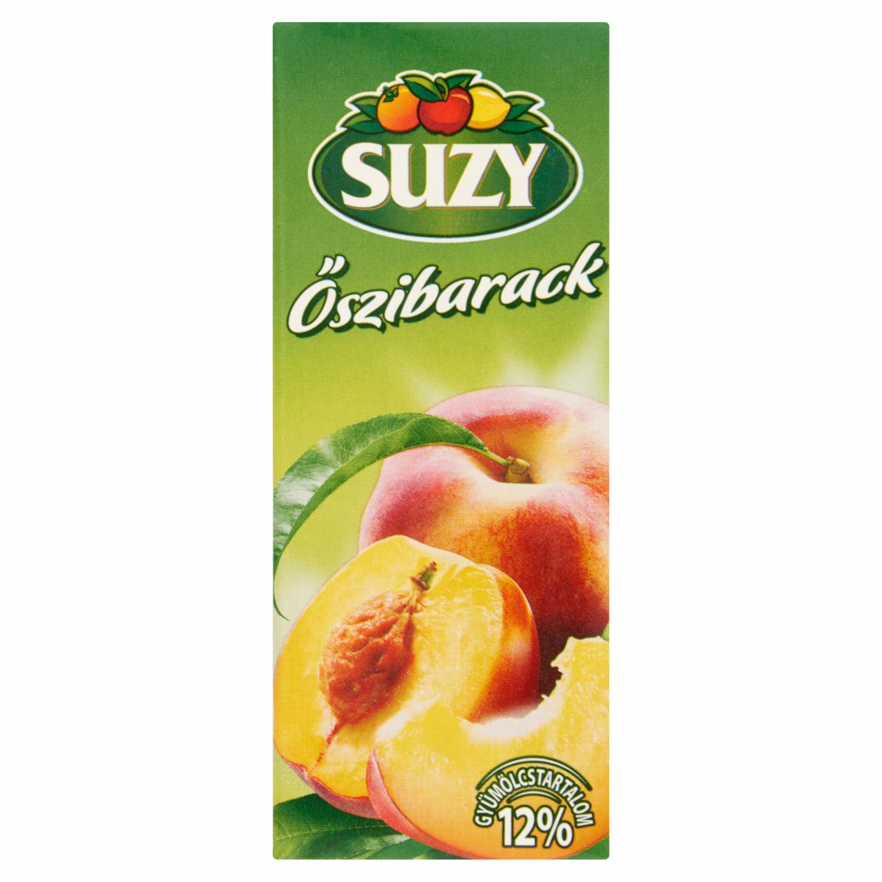 Képek - Suzy őszibarack ital cukorral és édesítőszerekkel 0,2 l
