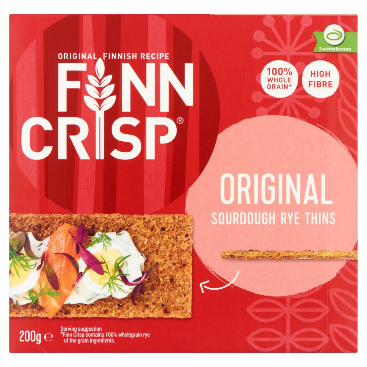 Képek - Vékony ropogós teljes kiőrlésű kenyér Finn Crisp