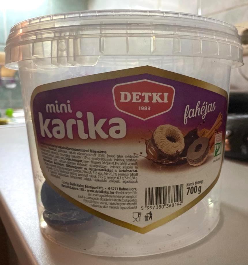 Képek - Mini karika Fahéjas Detki