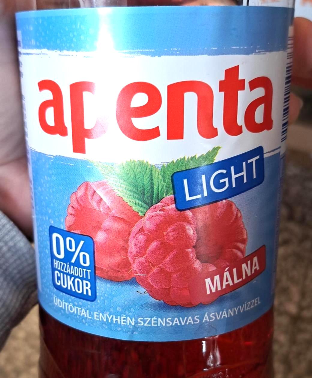 Képek - Apenta Light málna enyhén szénsavas üdítőital édesítőszerekkel