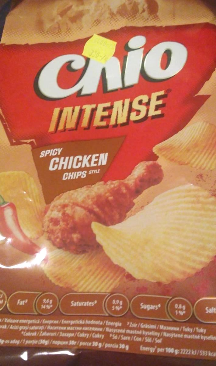 Képek - Chio Intense chili és csirkehús ízű csípős burgonyachips 55 g