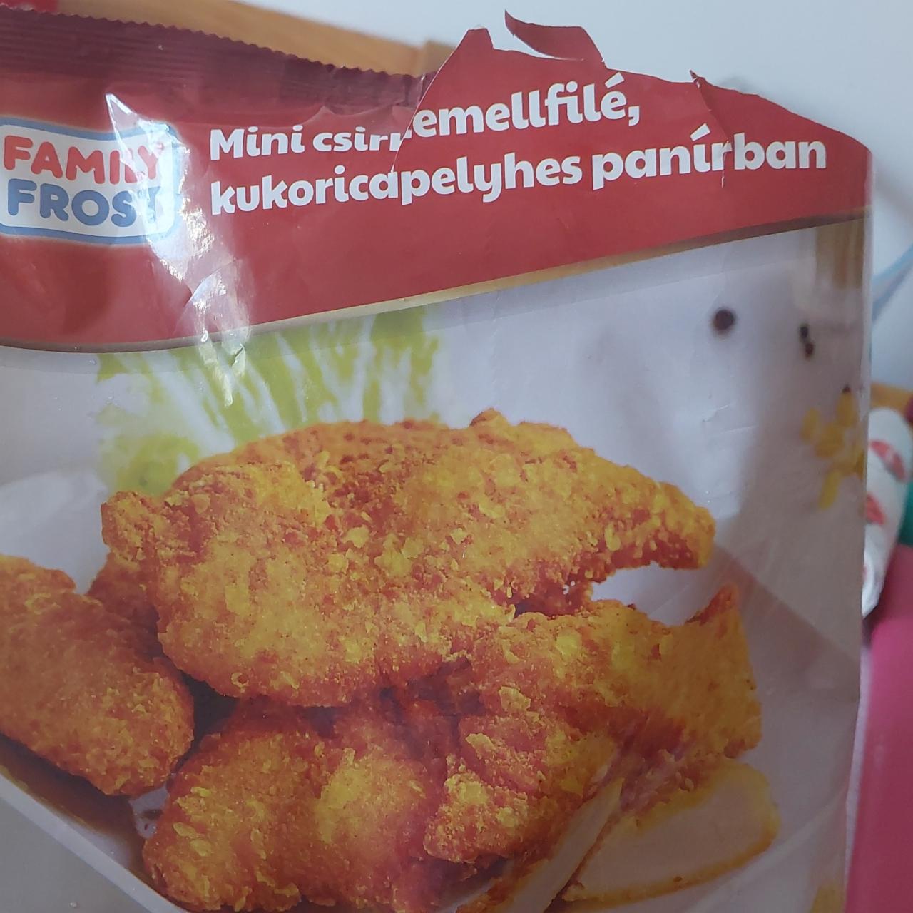 Képek - Mini csirkemellfilé kukoricapelyhes panírban Family Frost