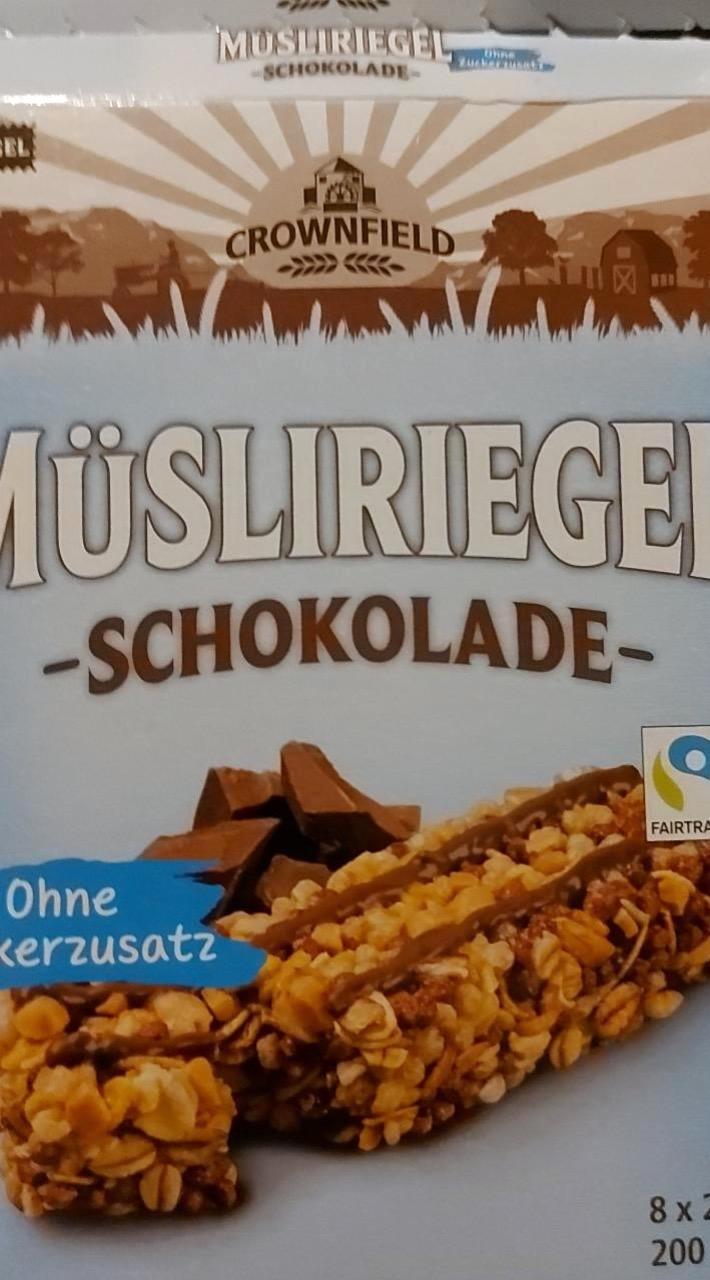 Képek - Müsliriegel Schokolade ohne zuckerzusatz Crownfield