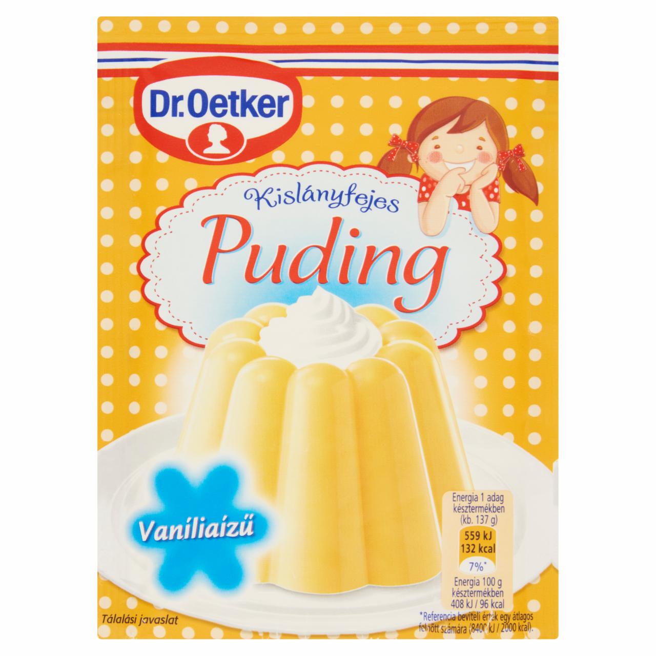 Képek - Dr. Oetker Kislányfejes Puding vaníliaízű pudingpor 40 g