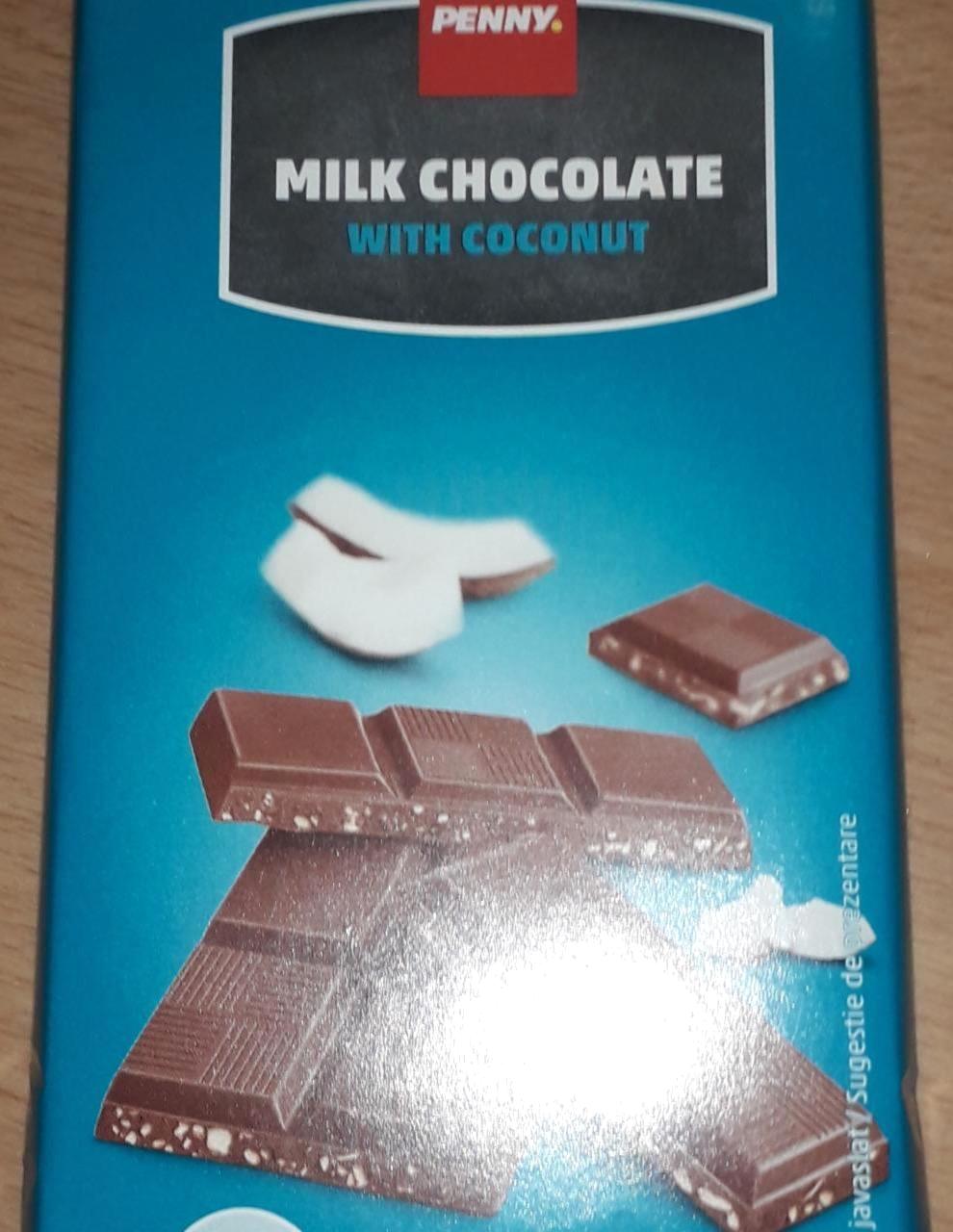 Képek - Milk chocolate with coconut Penny