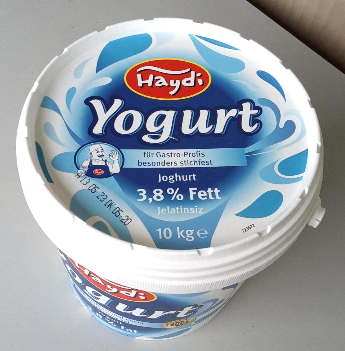 Képek - Joghurt 3,8% zsír pasztőrözött teljes tejből Haydi