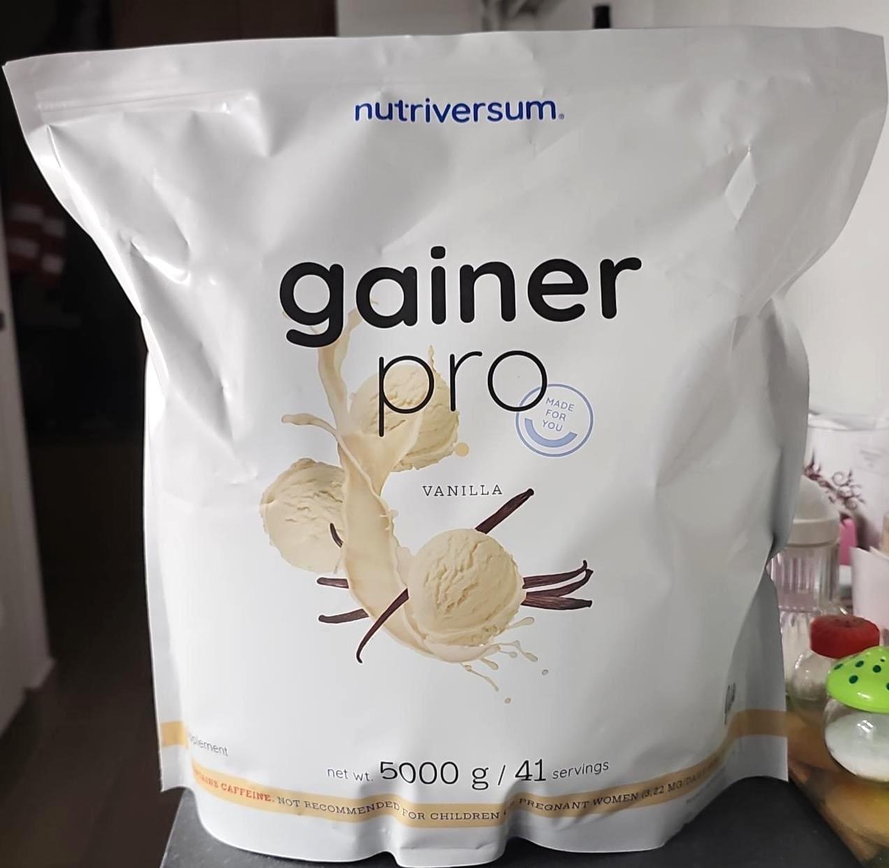 Képek - Gainer Pro Vanilla Nutriversum