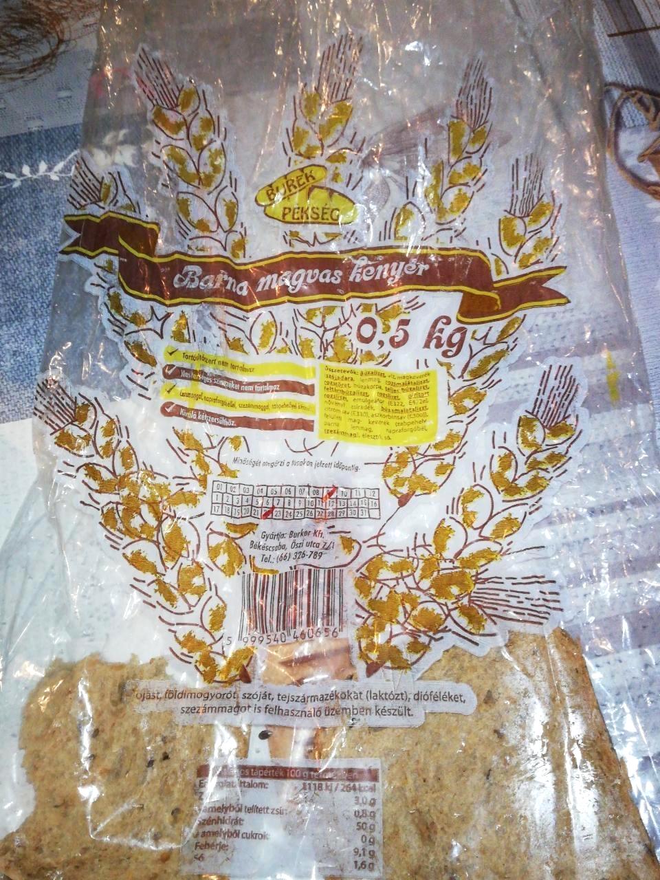 Képek - Barna magvas kenyér Burek Pékség