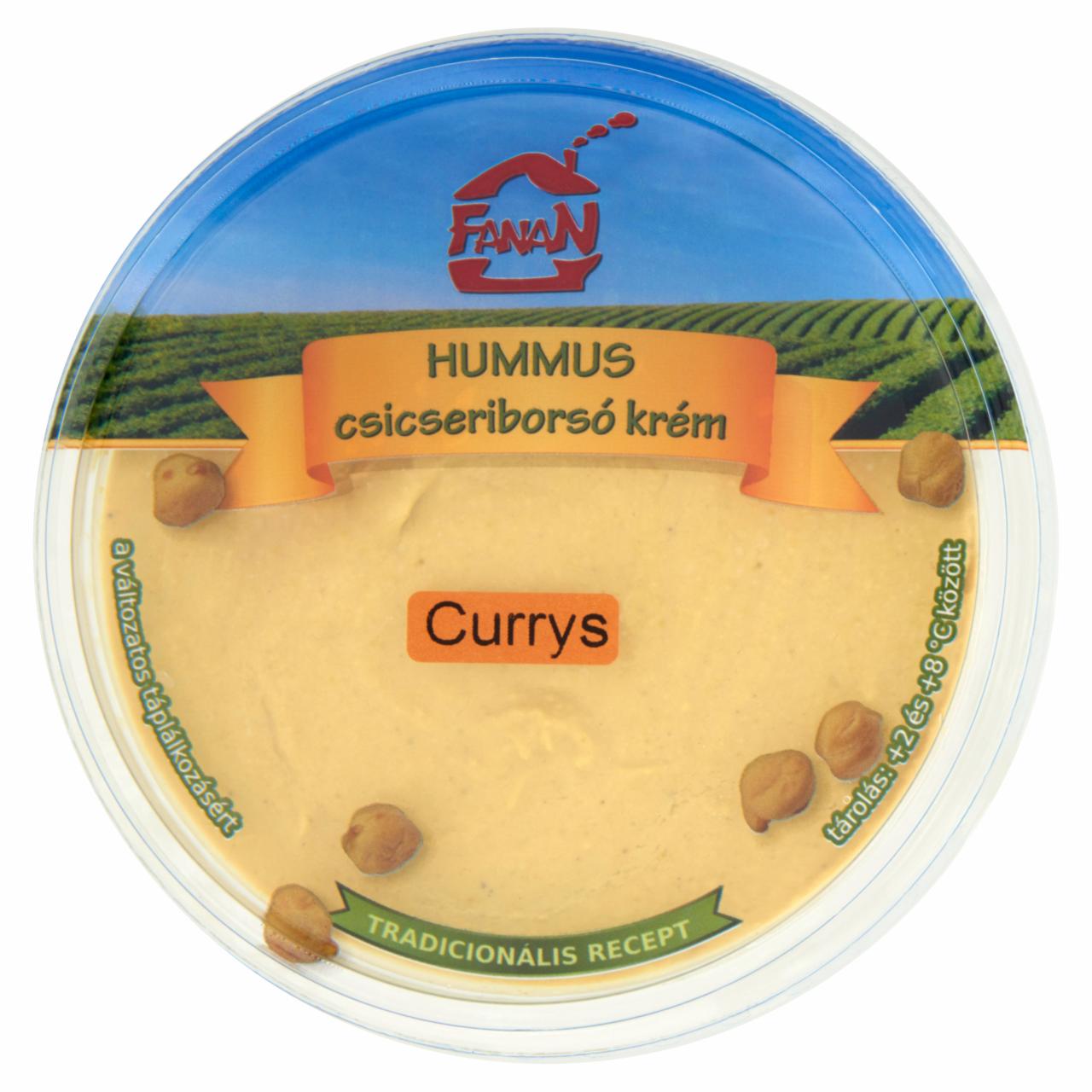 Képek - Fanan hummus currys csicseriborsó krém 250 g