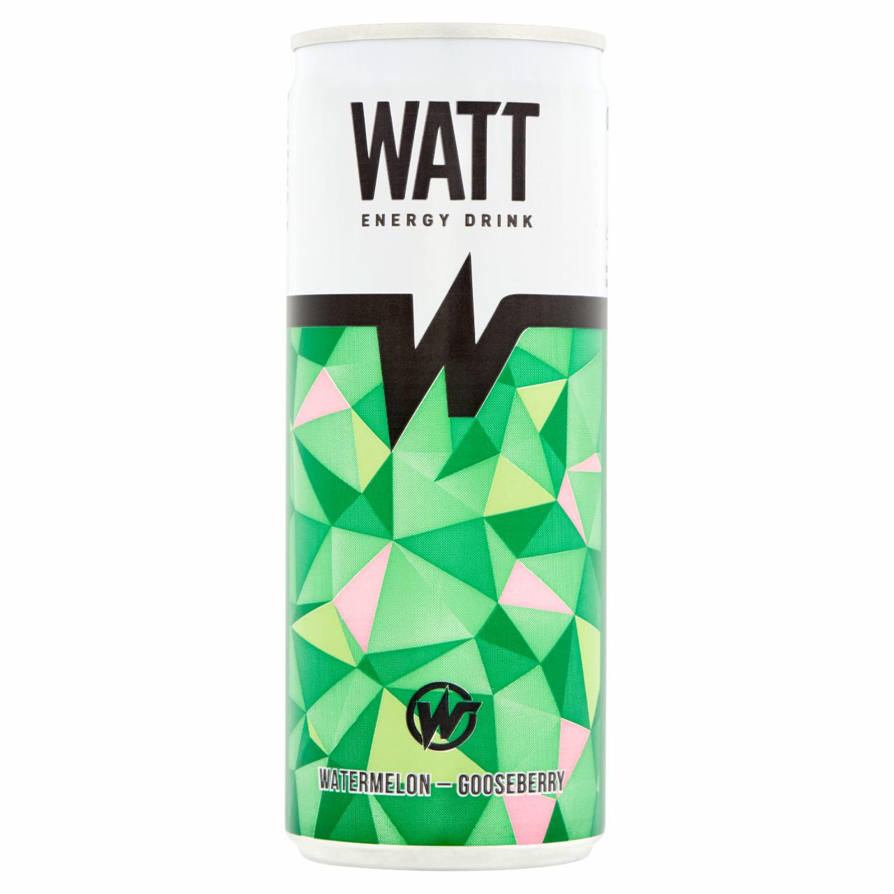 Képek - Watt görögdinnye-egres ízű szénsavas energiaital 250 ml