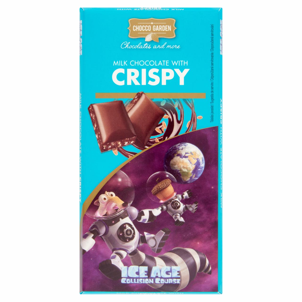 Képek - Chocco Garden Ice Age tejcsokoládé ropogós cereáliákkal 100 g