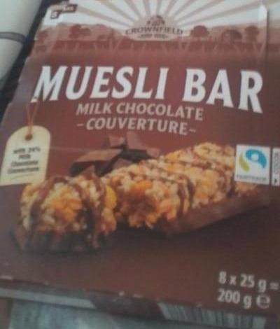 Képek - Tejcsokoládés müzli szelet Crownfield