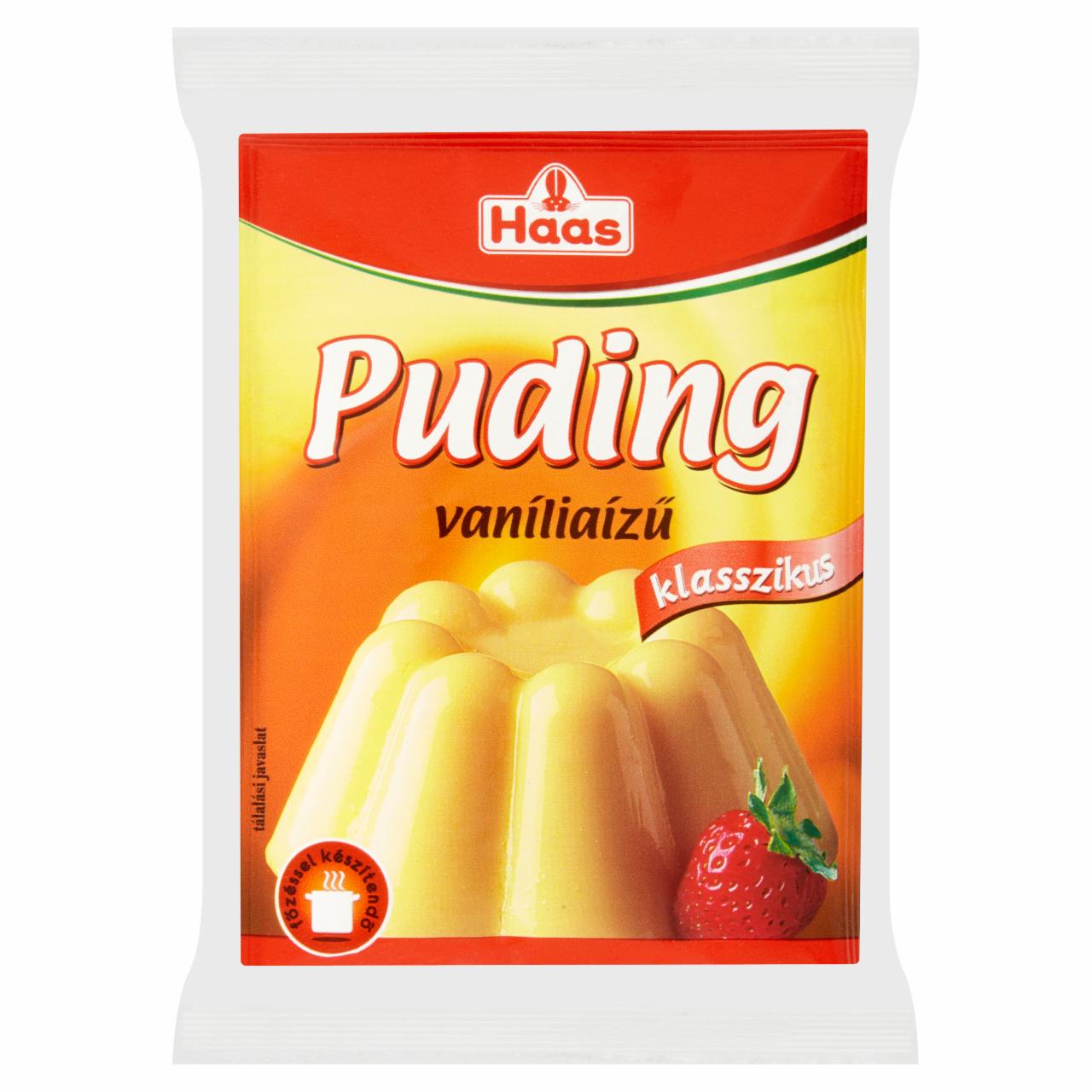 Képek - Haas Klasszikus vaníliaízű pudingpor 3 x 40 g