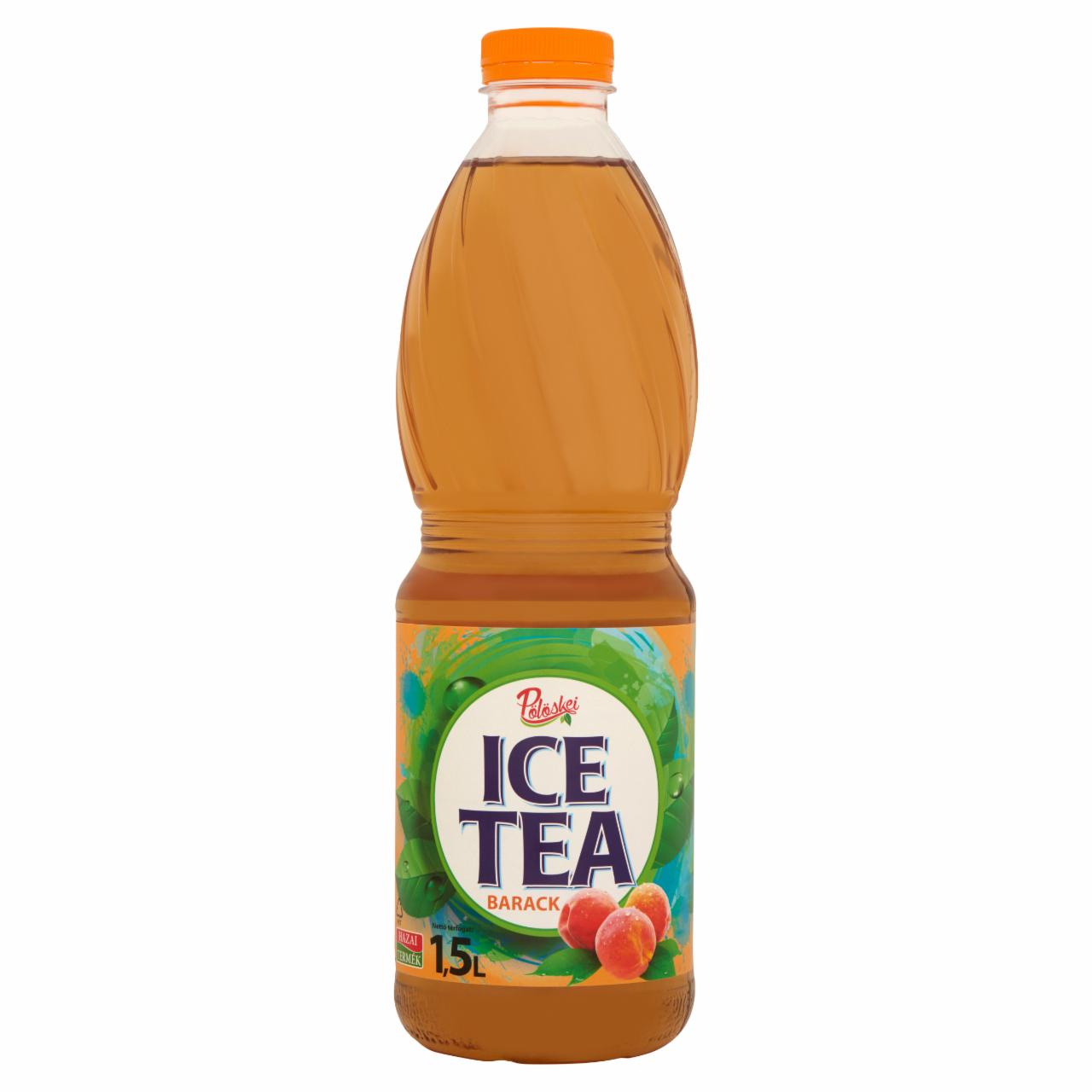 Képek - Pölöskei barack ice tea cukorral és édesítőszerekkel 1,5 l