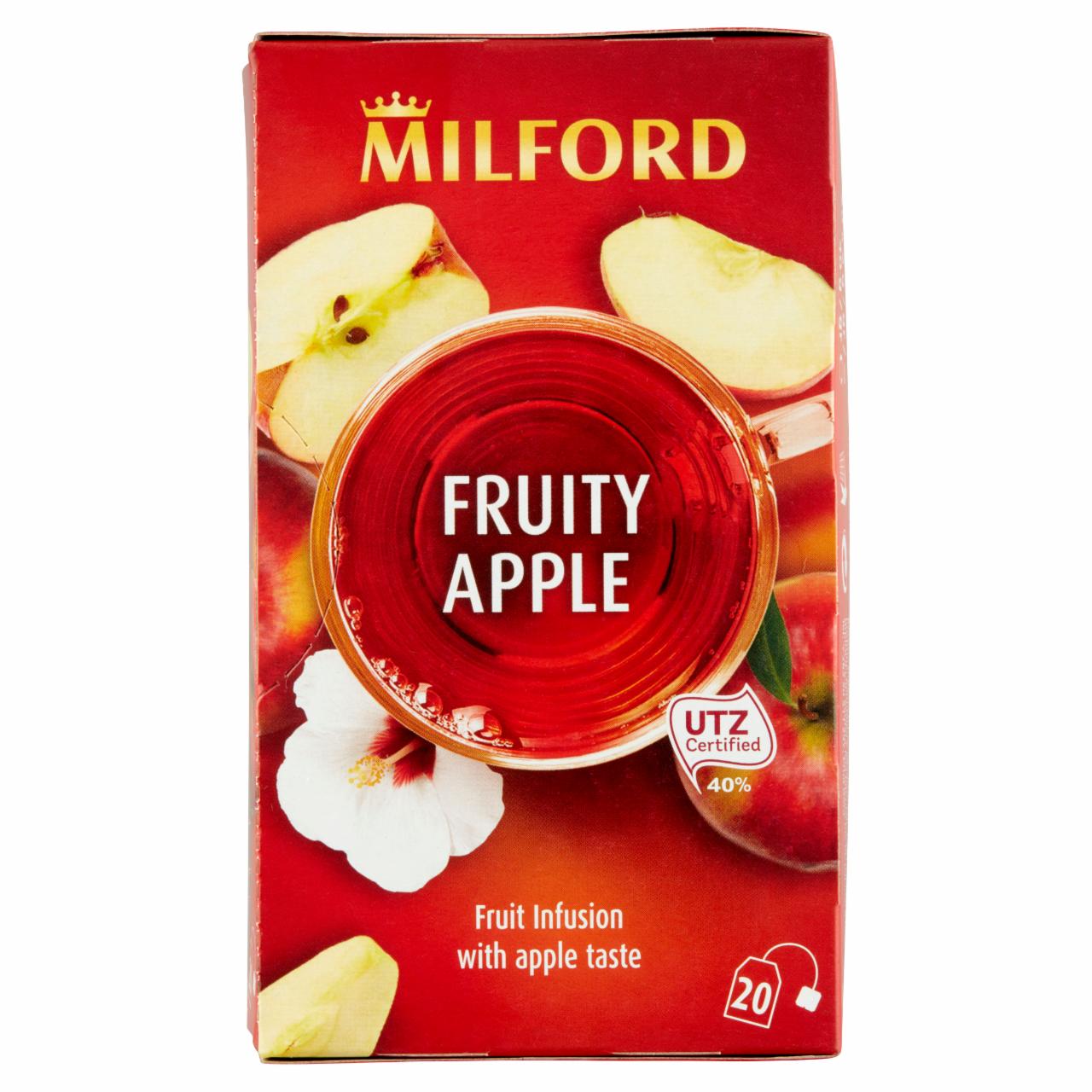 Képek - Milford Fruity Apple almás gyümölcstea 20 filter 40 g