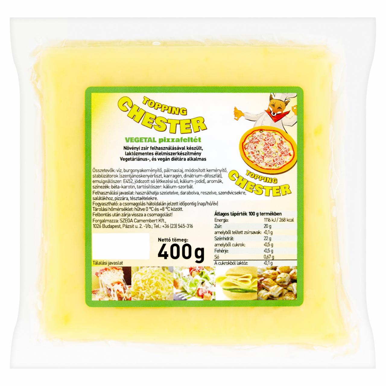 Képek - Chester Vegetal pizzafeltét 400 g