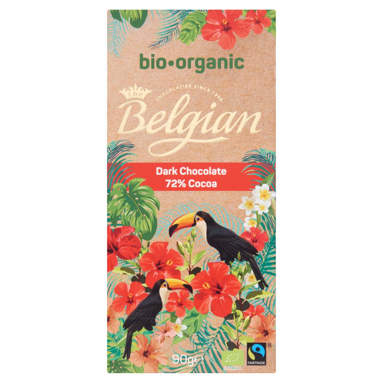 Képek - Belgian BIO étcsokoládé 72% 90 g