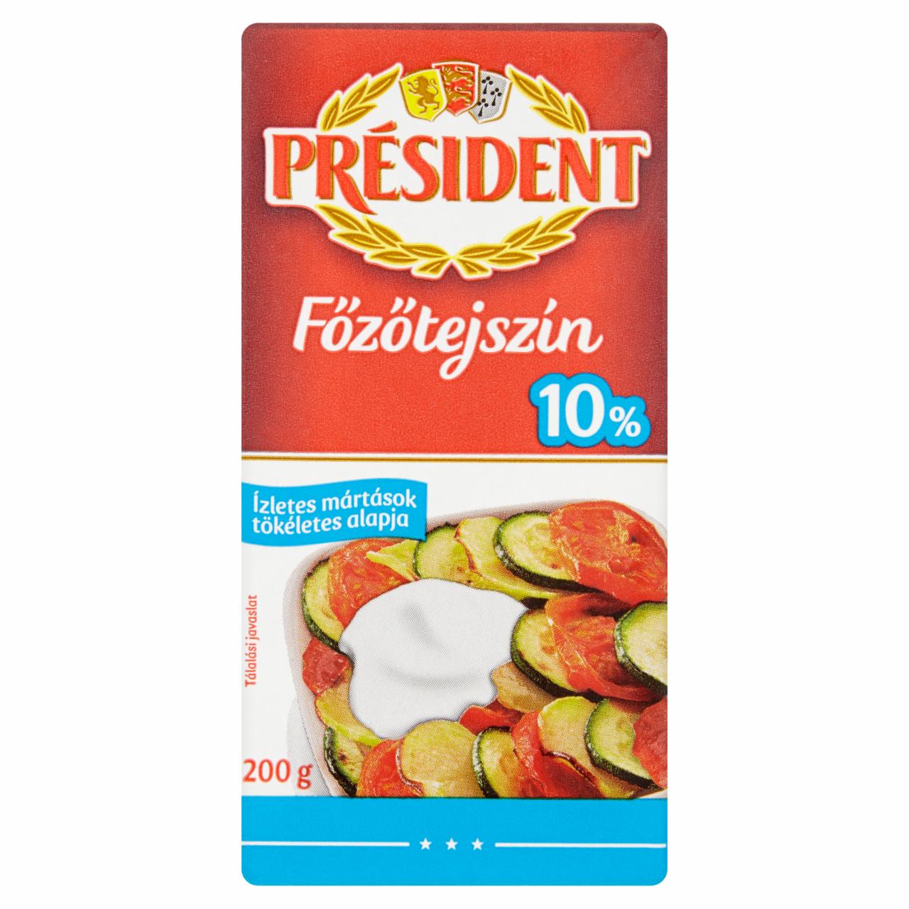 Képek - Président főzőtejszín 10% 200 g