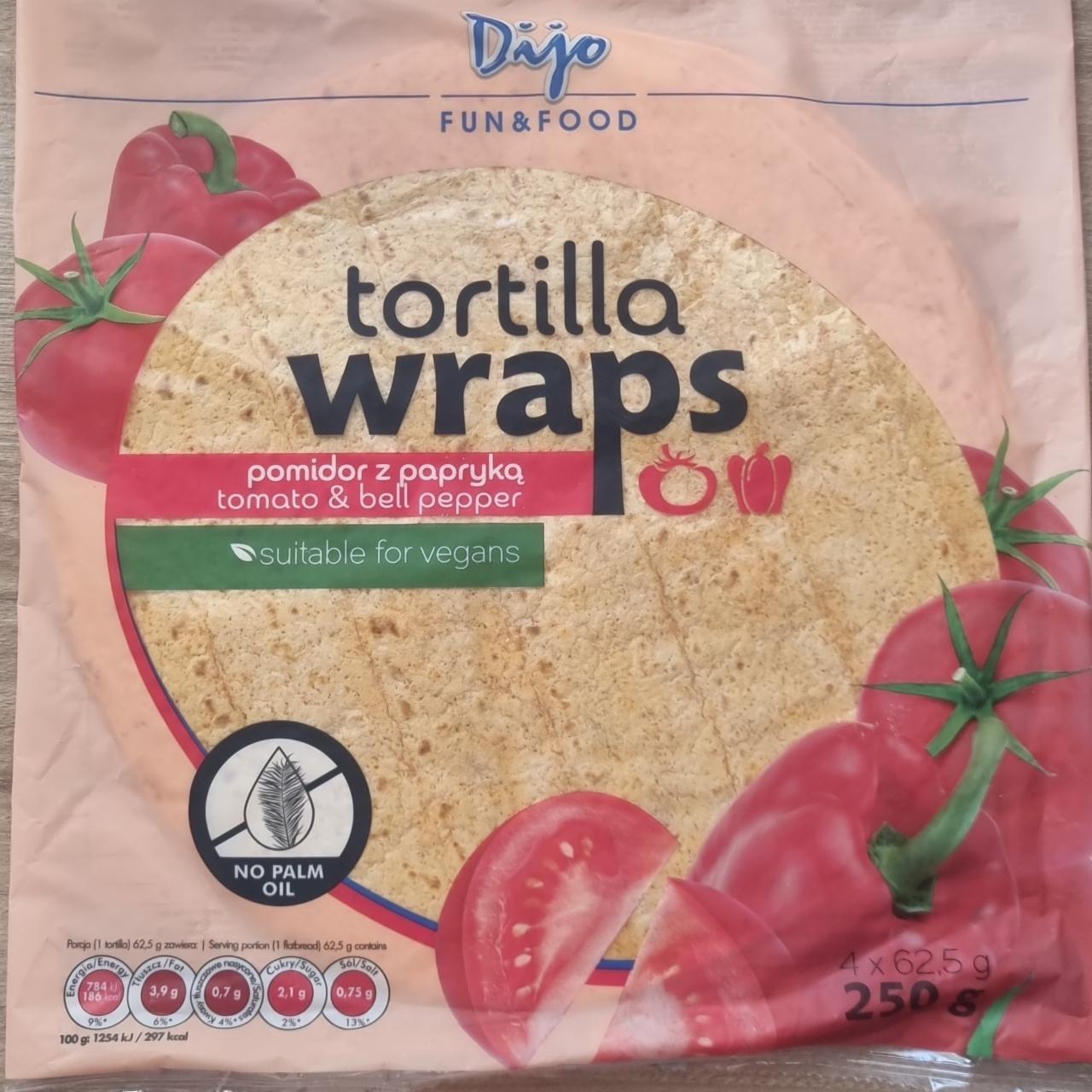 Képek - Tortilla wraps Tomato & Bell pepper Dijo
