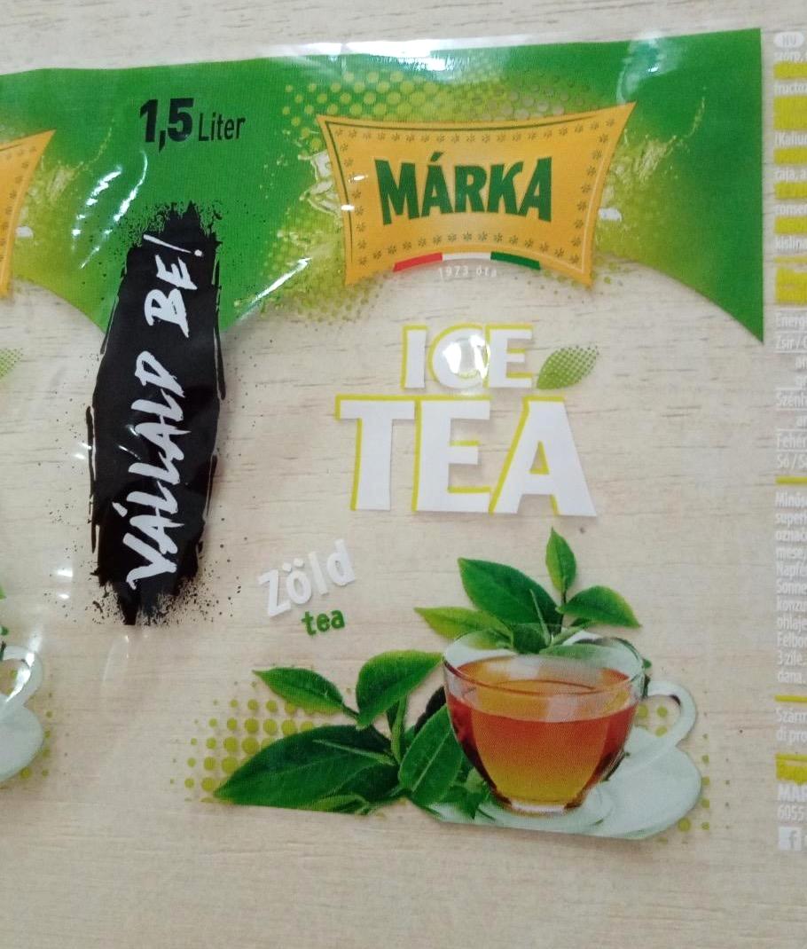 Képek - Márka alma-dinnye ízű jeges zöld tea édesítőszerekkel 1,5 l