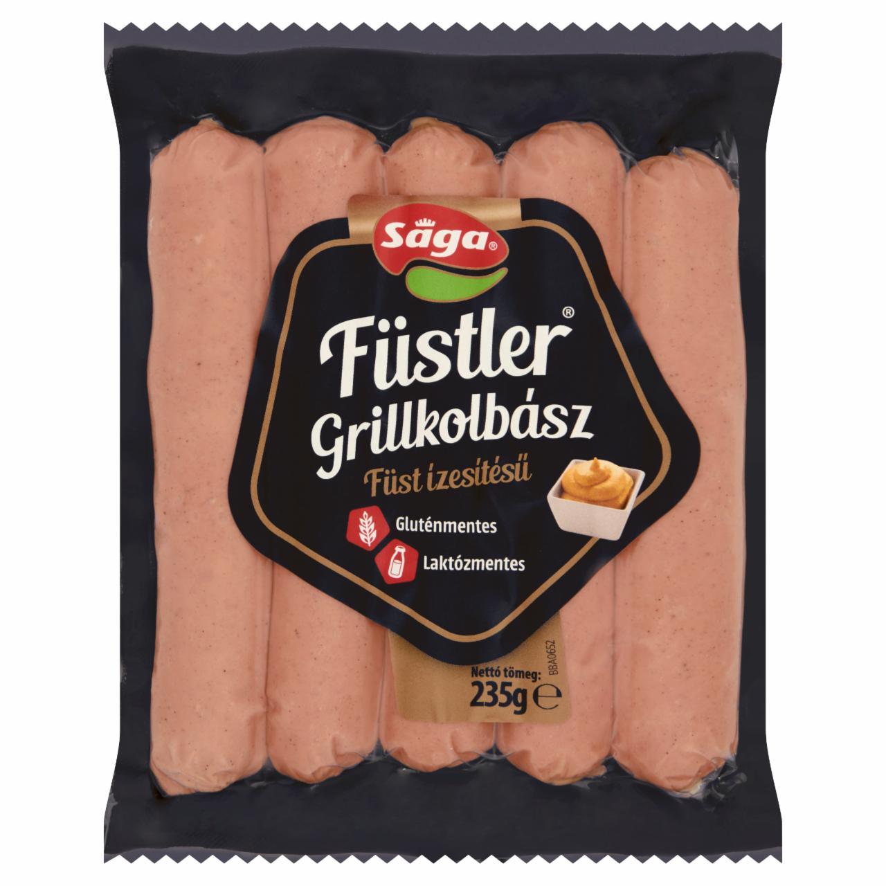 Képek - Sága Füstler füst ízesítésű grillkolbász 235 g