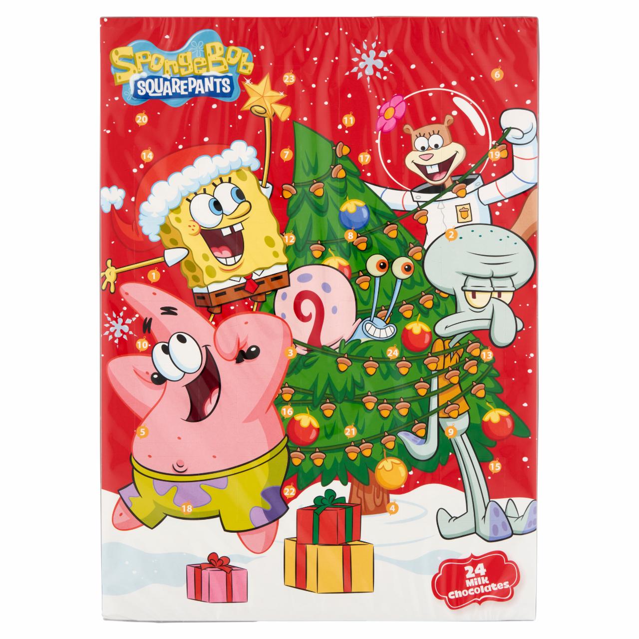 Képek - Sponge Bob tejcsokoládé adventi naptár 50 g