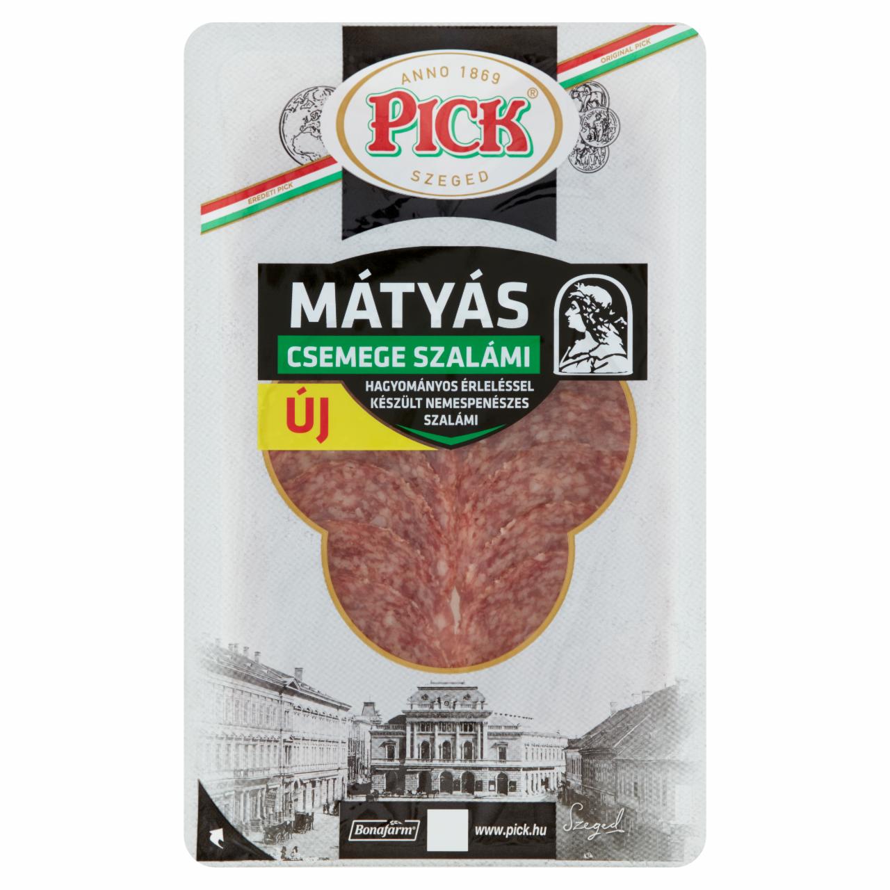 Képek - PICK Mátyás szeletelt nemespenészes csemege szalámi 70 g