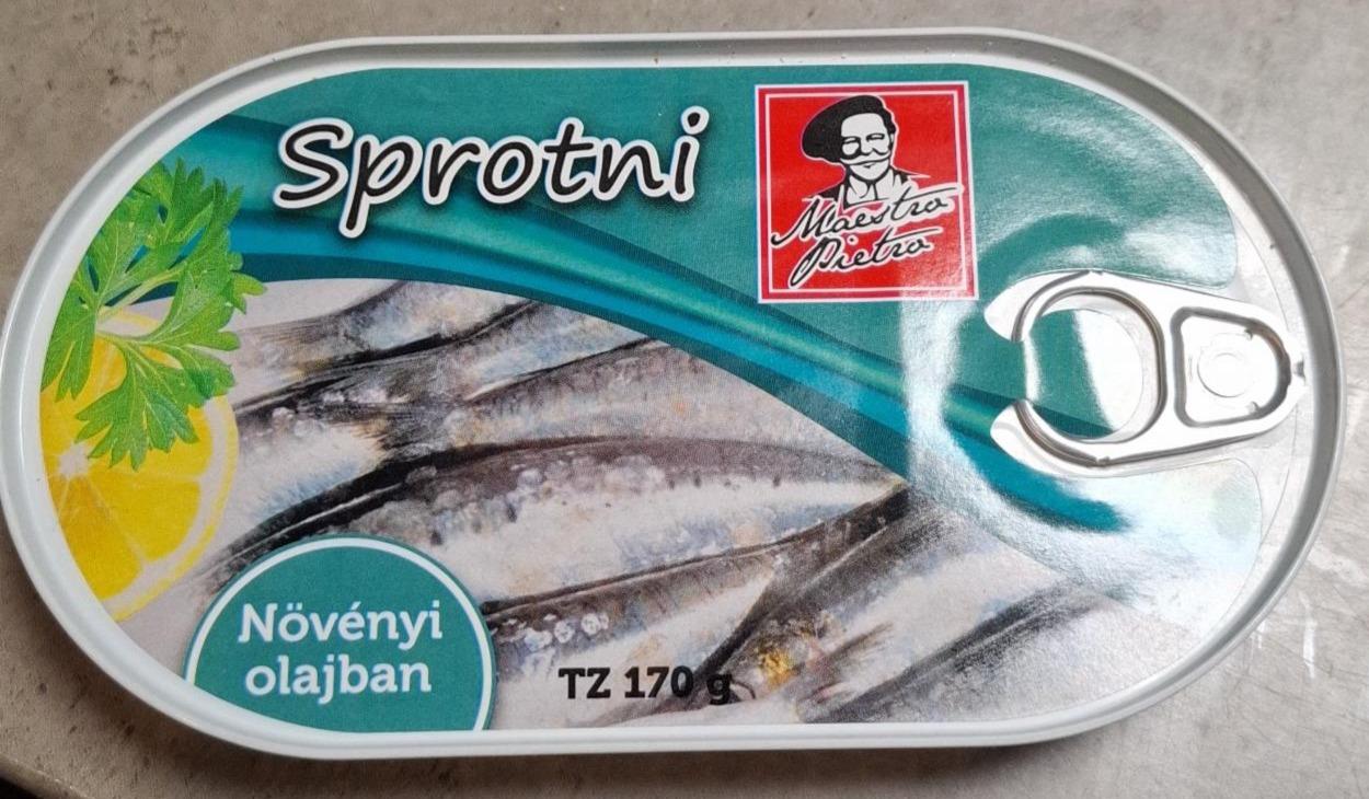 Képek - Sprotni növényi olajban Maestro Pietro
