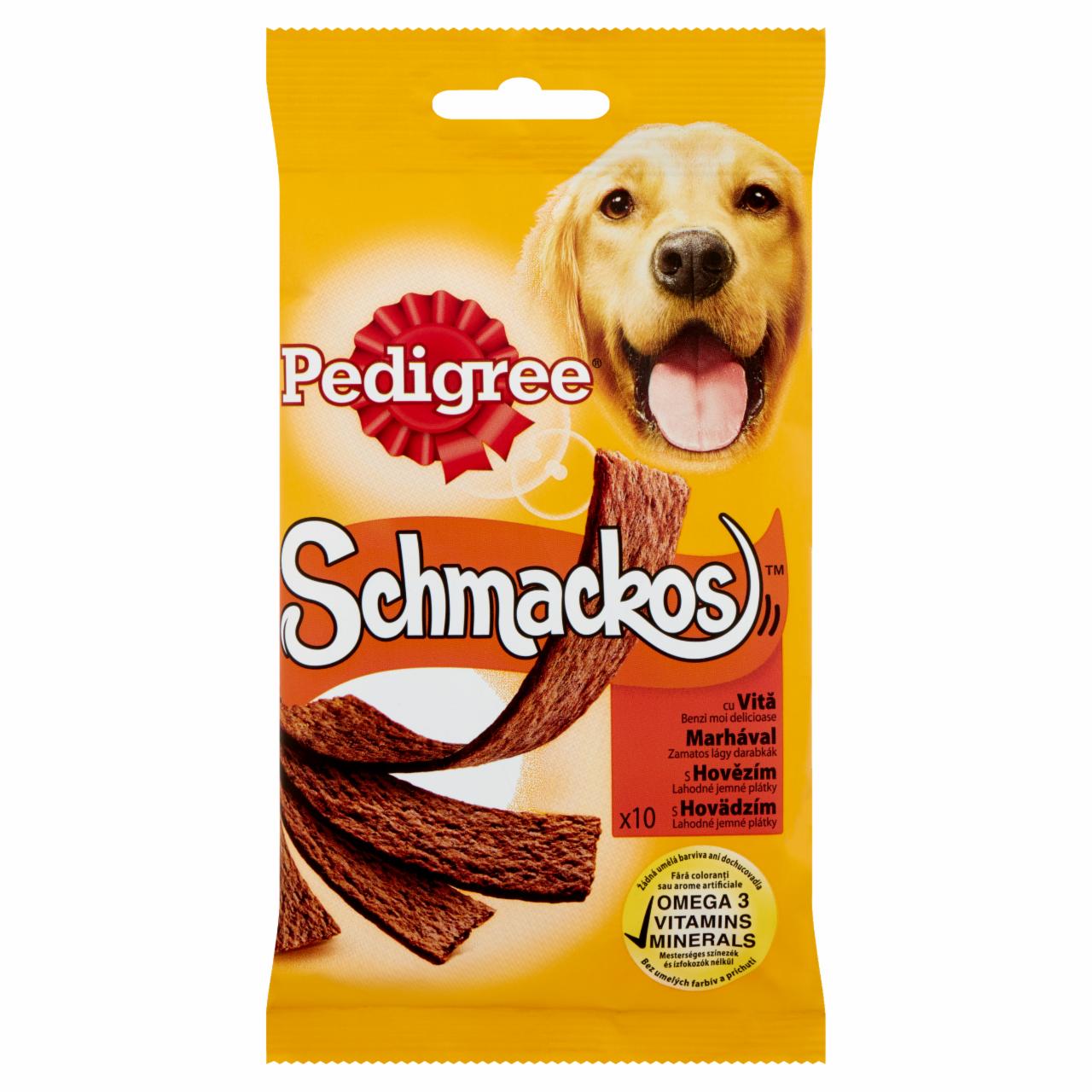 Képek - Pedigree Schmackos jutalomfalat kutyák számára marhával 86 g