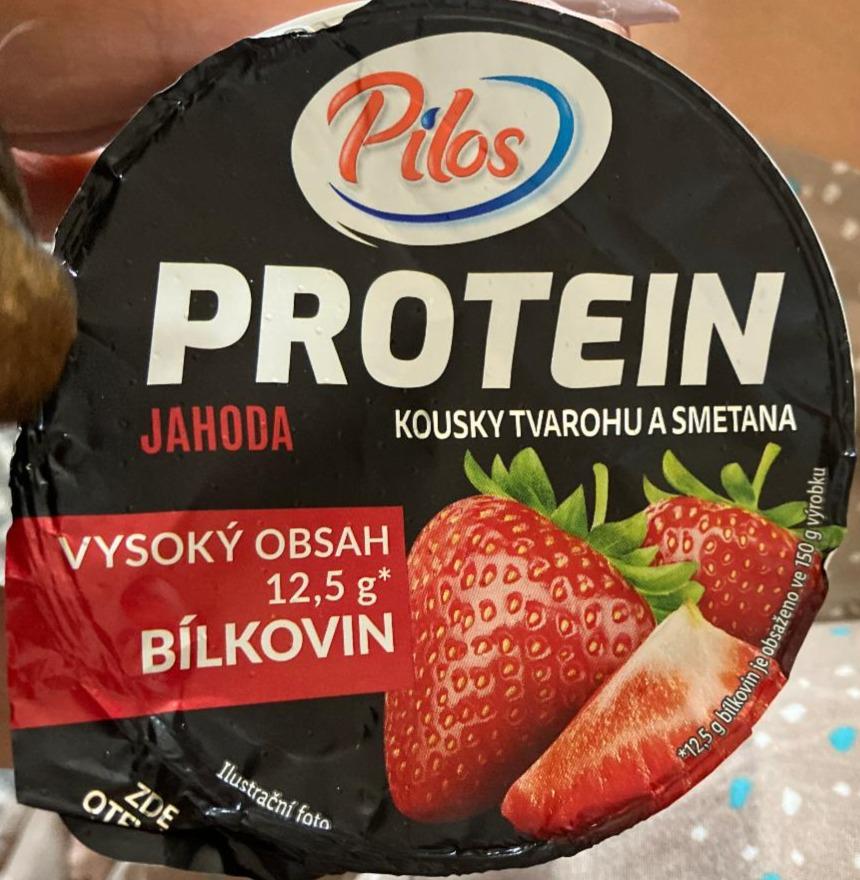 Képek - Protein kousky tvarohu a smetana Jahoda Pilos