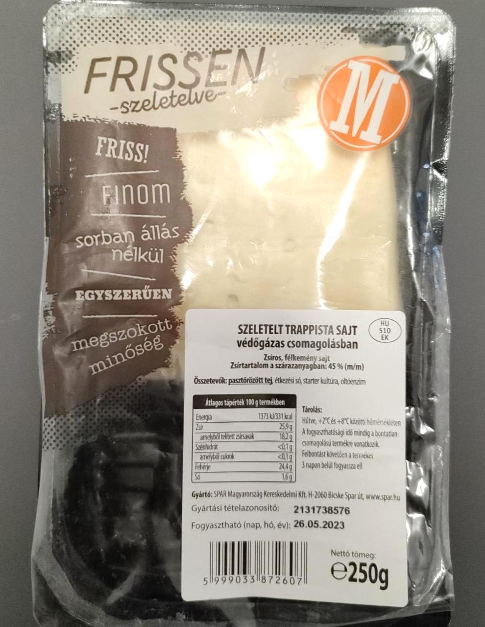 Képek - Szeletelt trappista sajt M Spar
