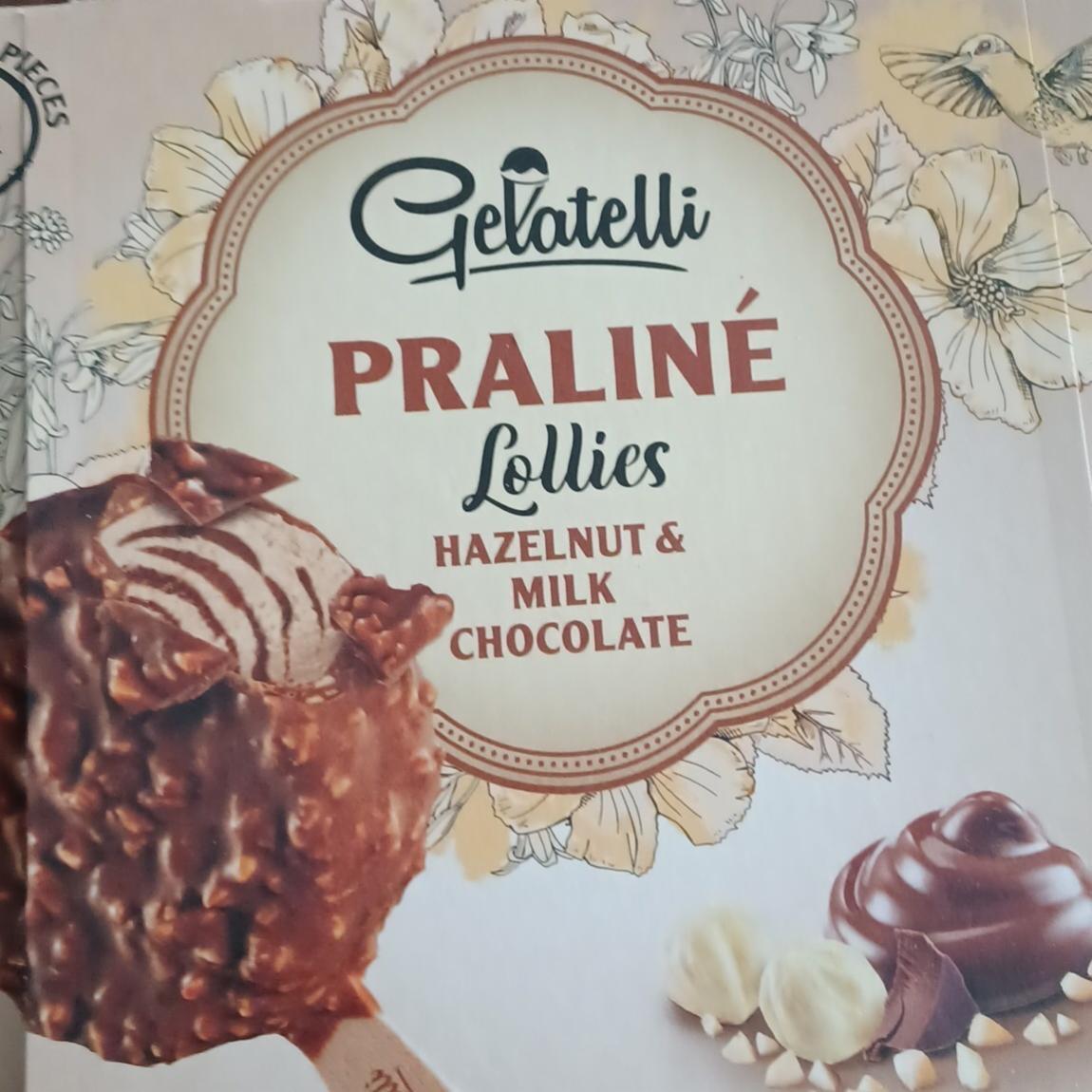 Képek - Praliné lollies Hazelnut & Milk chocolate Gelatelli