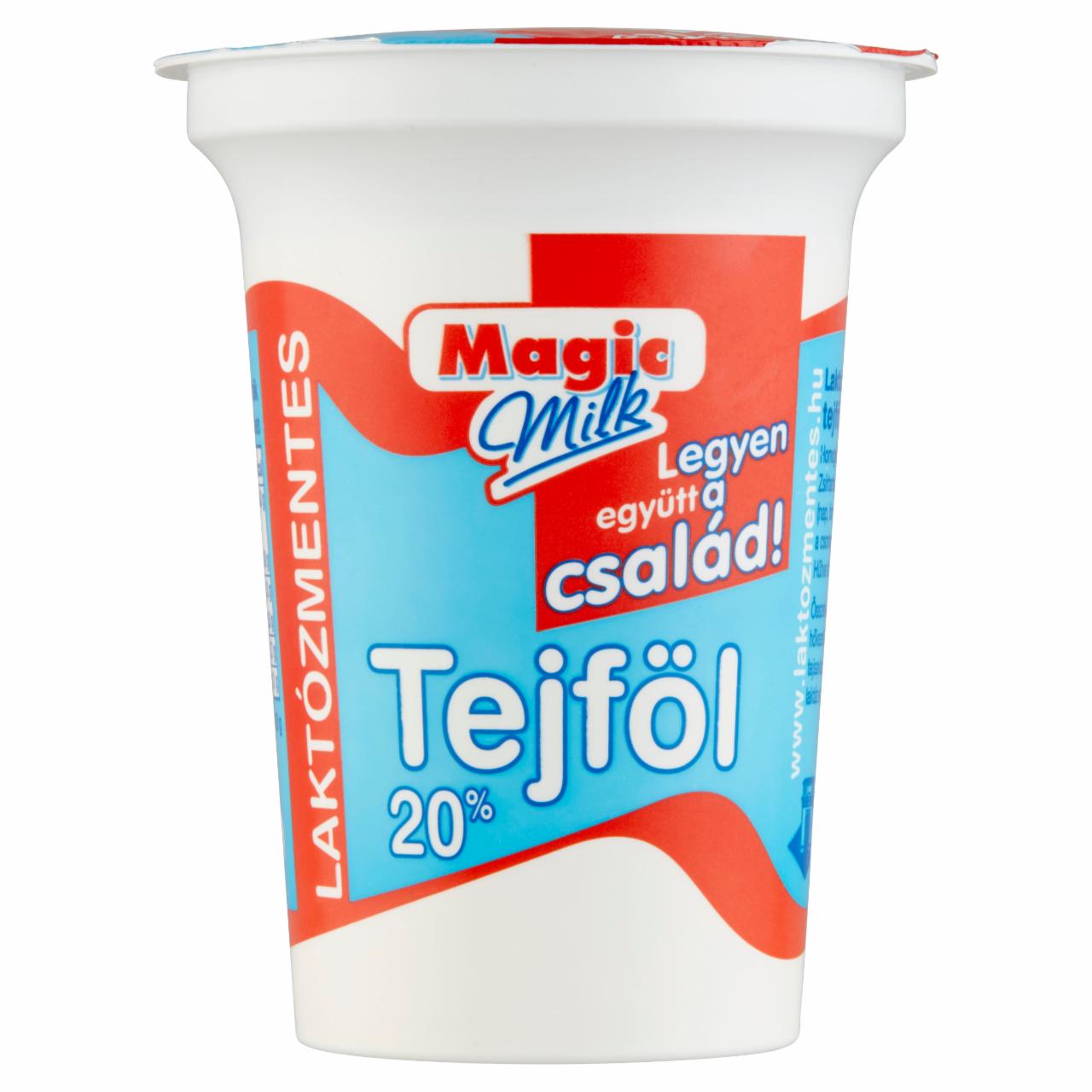 Képek - Magic Milk laktózmentes tejföl 20% 325 g