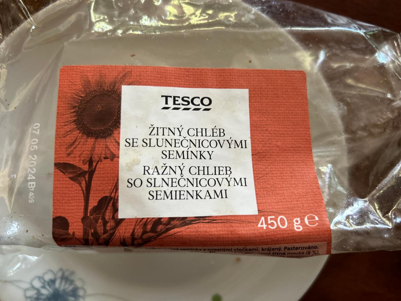 Képek - Ražný chlieb so slnečnicovými semienkami Tesco