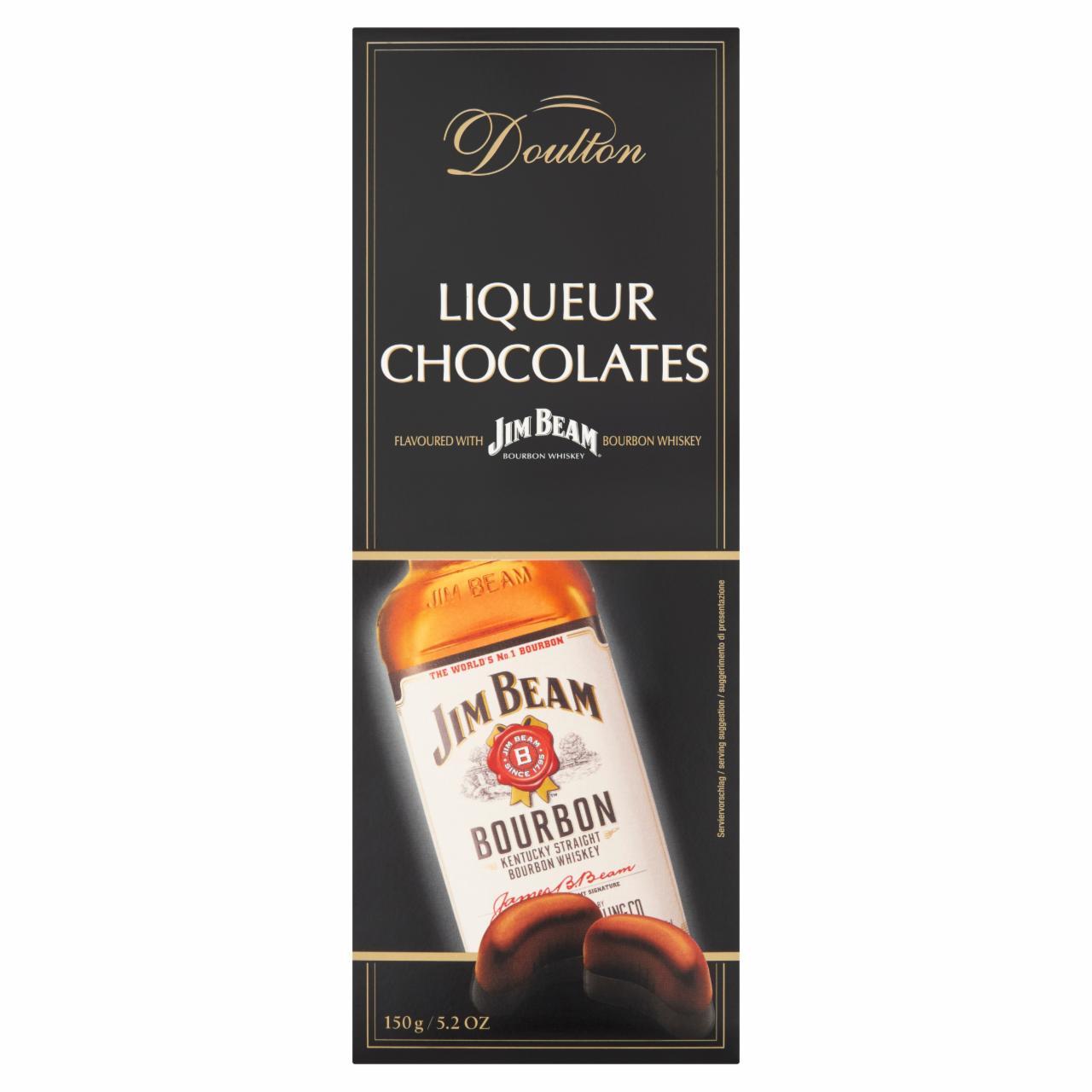 Képek - Doulton Bourbon whiskey-vel töltött csokoládé praliné 150 g