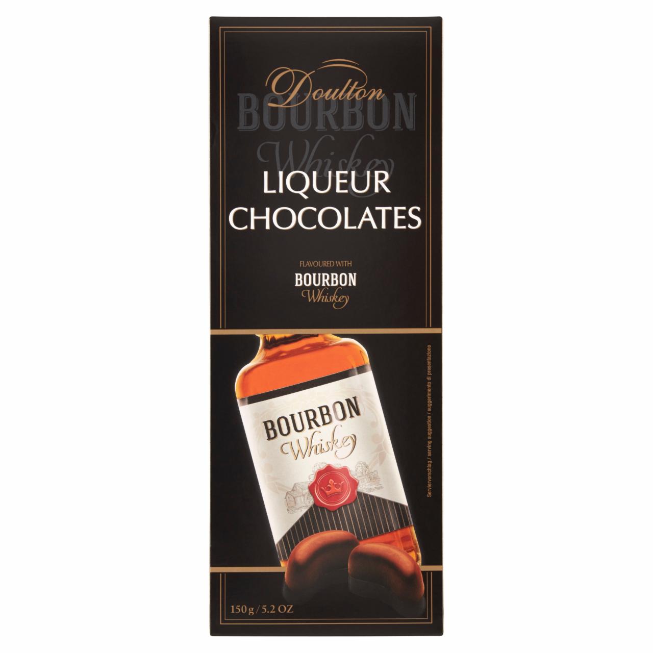 Képek - Doulton Bourbon whiskey-vel töltött csokoládé praliné 150 g