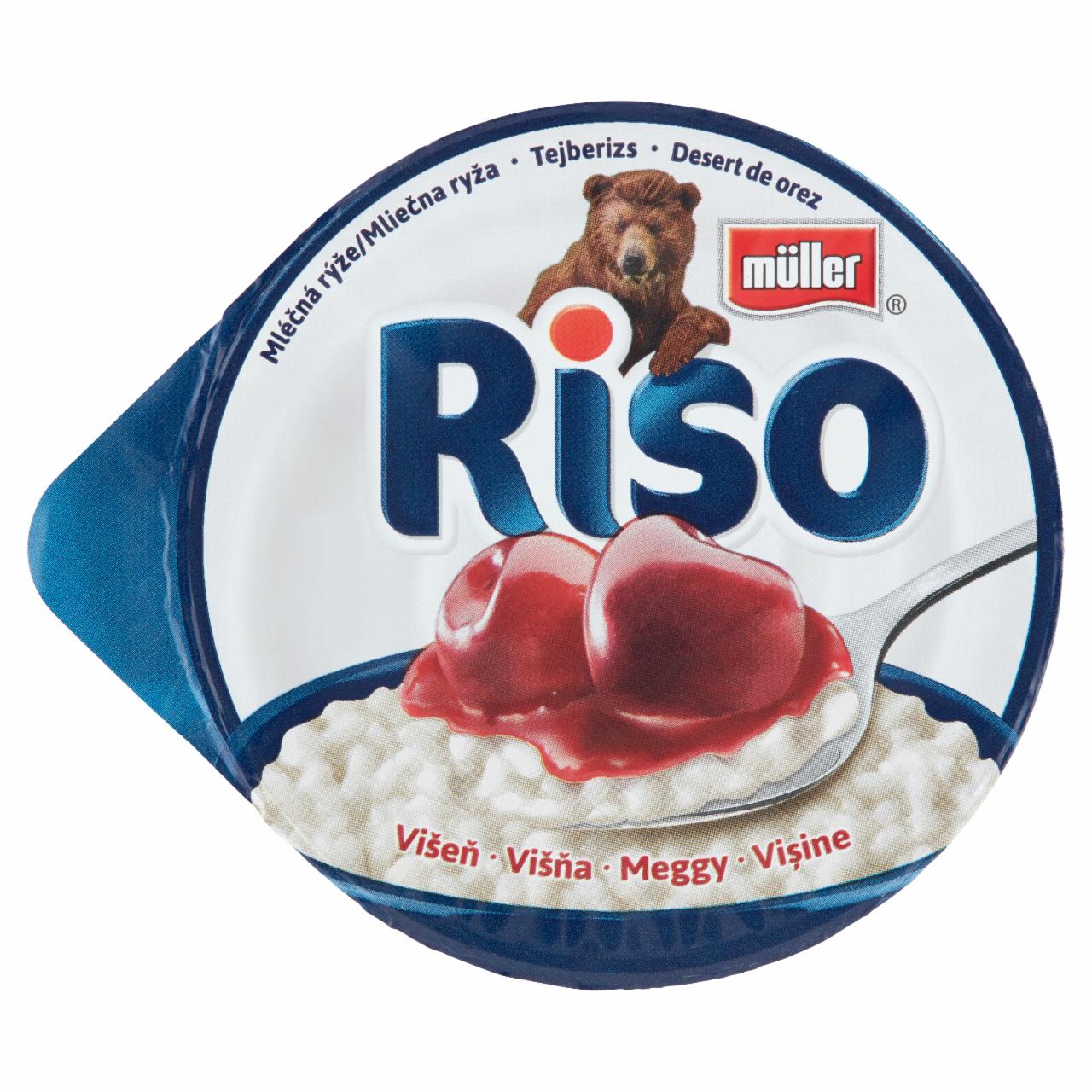 Képek - Müller Riso tejberizs desszert meggy készítménnyel 200 g