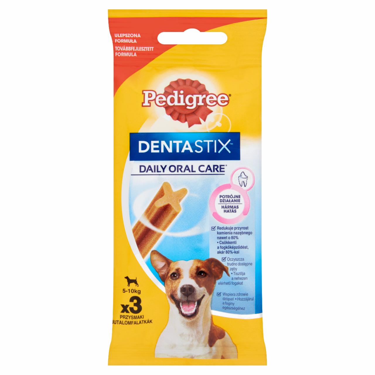 Képek - Pedigree DentaStix jutalomfalat 5-10 kg-os kutyáknak 3 db 45 g