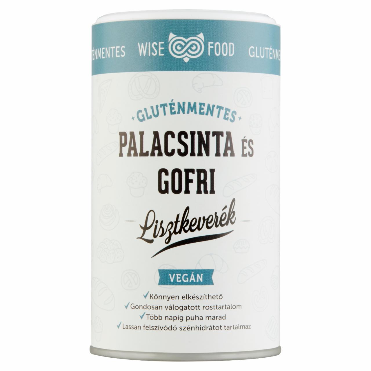 Képek - Wise Food gluténmentes palacsinta és gofri lisztkeverék 250 g