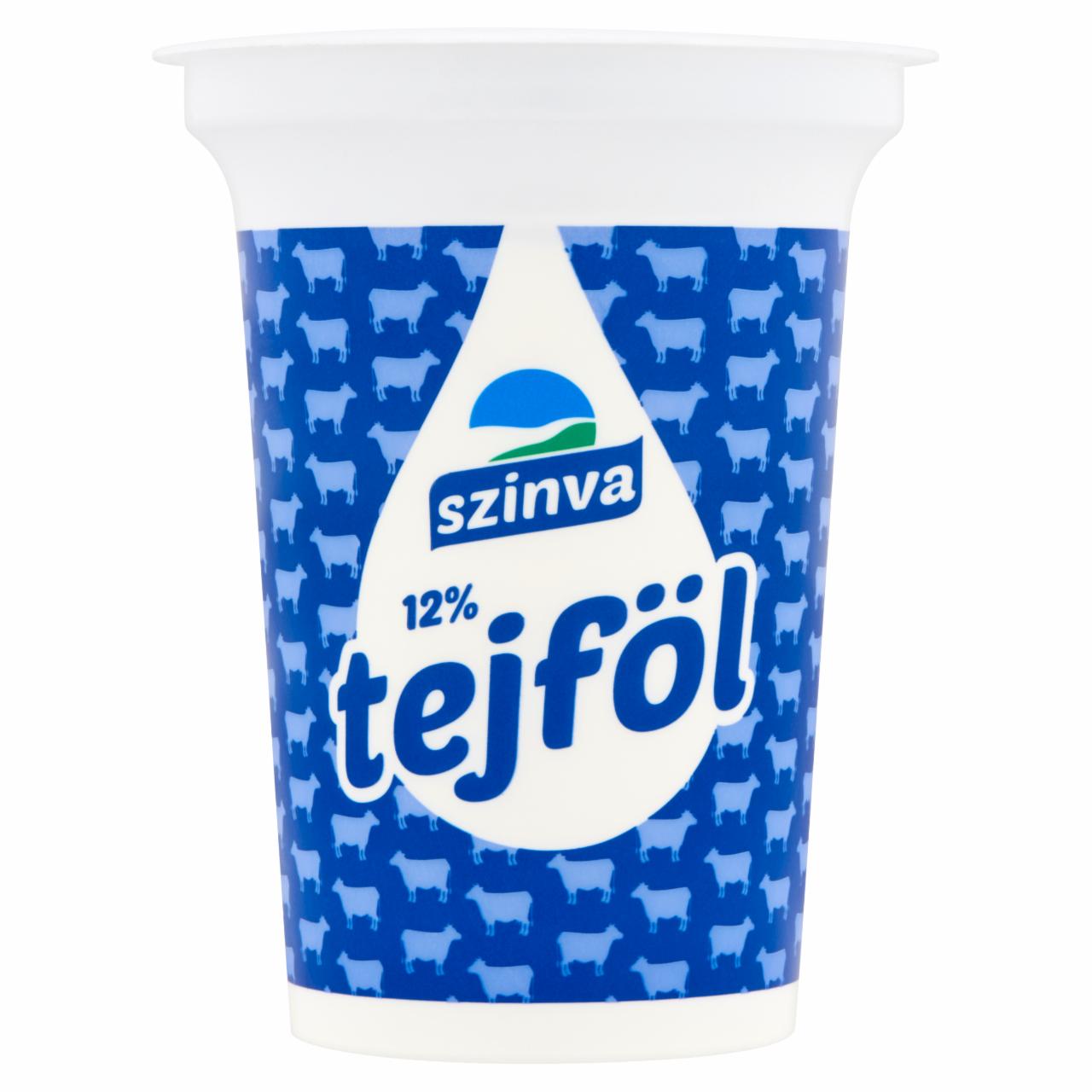 Képek - Szinva félzsíros tejföl 12% 330 g