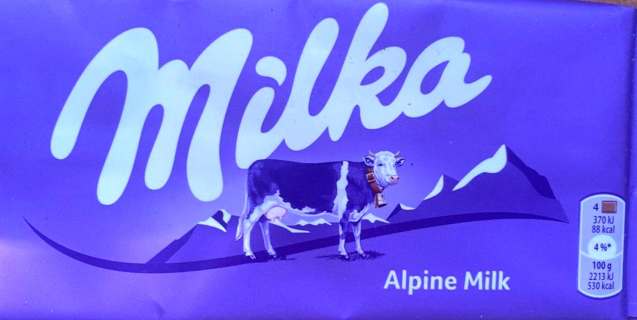 Képek - Milka alpesi tejcsokoládé