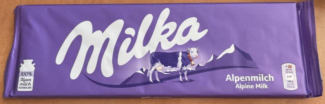 Képek - Milka alpesi tejcsokoládé