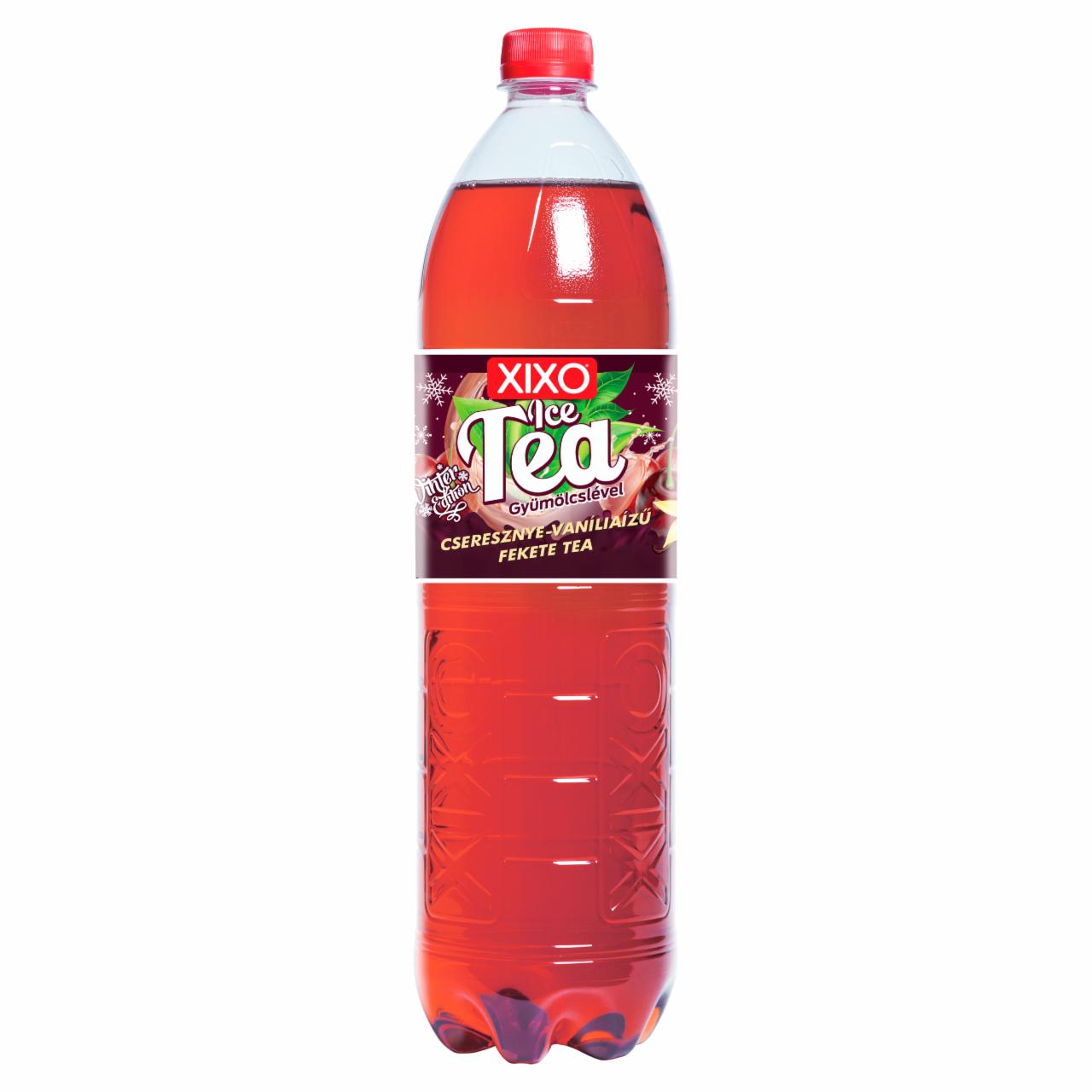 Képek - XIXO Ice Tea Winter Edition cseresznye-vaníliaízű fekete tea gyümölcslével 1,5 l