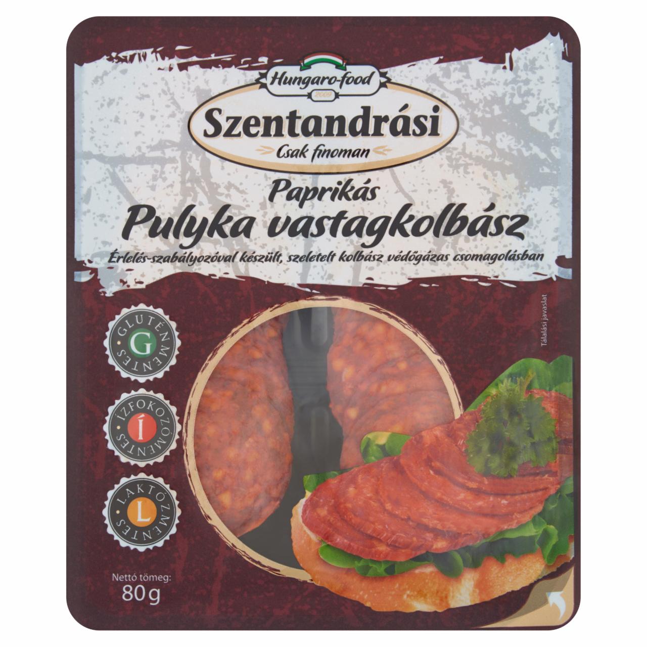 Képek - Szentandrási paprikás pulyka vastagkolbász 80 g