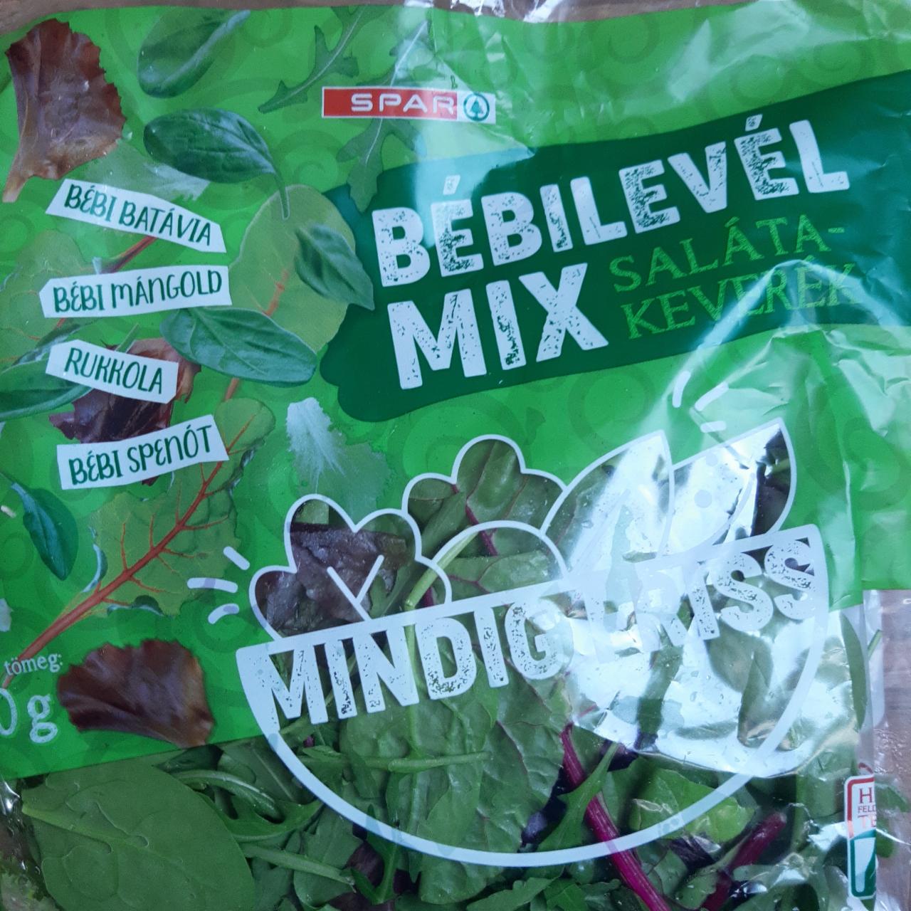 Képek - Bebilevél mix saláta keverék Spar